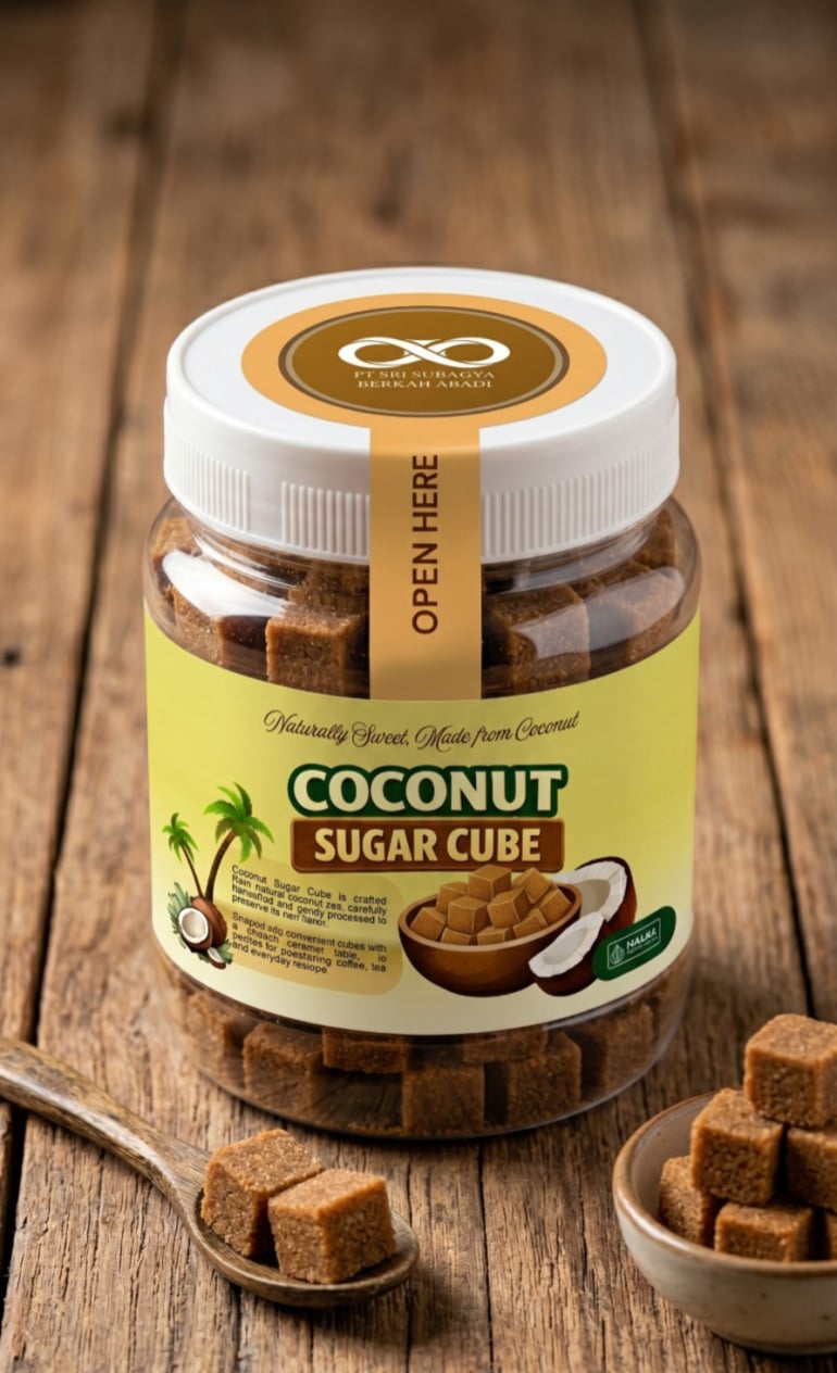 Coconut Sugar Cube